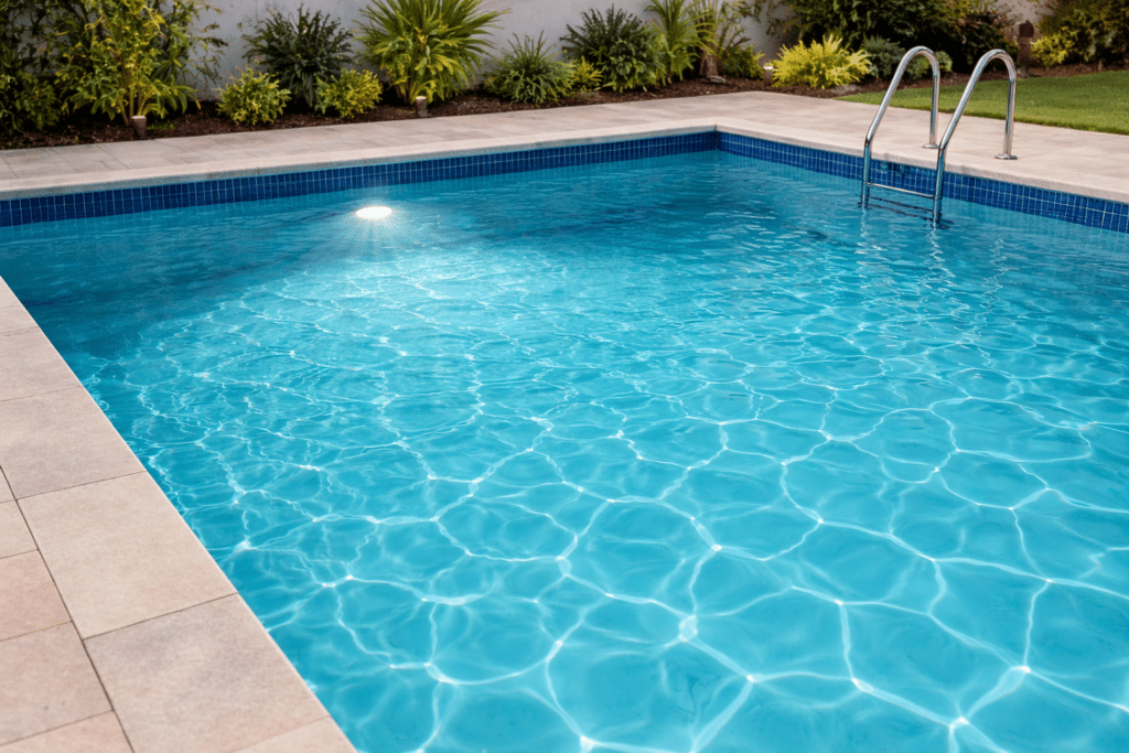 when a pool light leaks