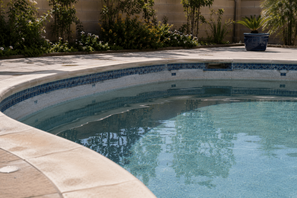 pool loses water when the pump is running causes